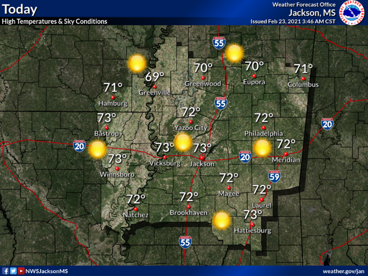 Weather In Jackson Ms Nws Jackson Fire Weather Forecast Examples – PEHFP