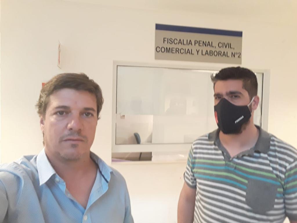 El presidente de la asociación <a href="/fernandocliment/">Fernando P. Climent</a> y el vicepresidente Agustín Poma fueron a Metán a reunirse con el fiscal Gómez Amado por la causa de la colega Teresita Frías