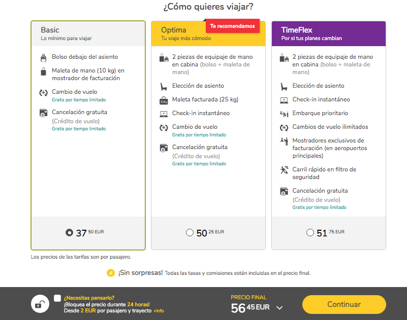 healthyforkful's tweet photo. Vueling como siempre engañando al consumidor. Te dice que el precio es de 37,5€ ¡Sin sorpresas! Y luego a la hora de pagar te cobra 56,45€ 🤔.
¡Bravo @vueling 😠! https://t.co/uDePzH6qB3
