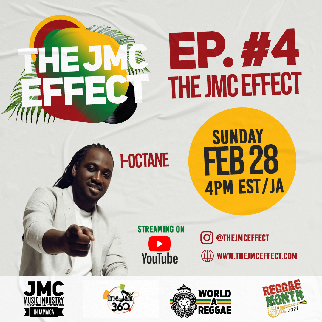 The JMC Effect Episode 4 with #Ioctane starts now! 

buff.ly/36TPoff 

<a href="/realioctane/">I-Octane</a>

#thejmceffect #reggaemonth2021 #Jamaica #jamaicanmusic #caribbean #dancehall #caribbeancreatives #jamaicanculture #dancehallmusic