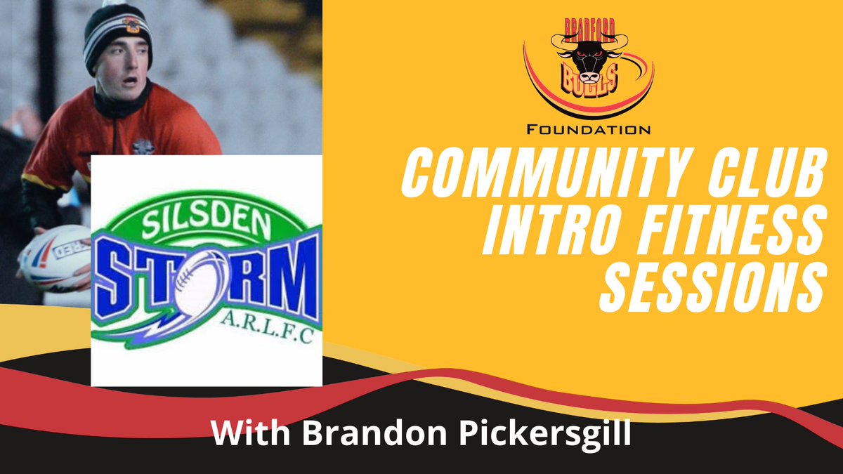 <a href="/OfficialBullsRL/">Bradford Bulls</a> No.1 <a href="/Brandon_Pickers/">Brandon Pickersgill</a> is holding another Community Club fitness session on Wednesday, 7-8pm, for <a href="/silsden_storm/">Silsden Storm ARLFC Official</a> u7s to u11s.

Not a club player but go to a local primary school?  You can still take part!

📧 E-mail shaun.flynn@bullsfoundation.org to register.