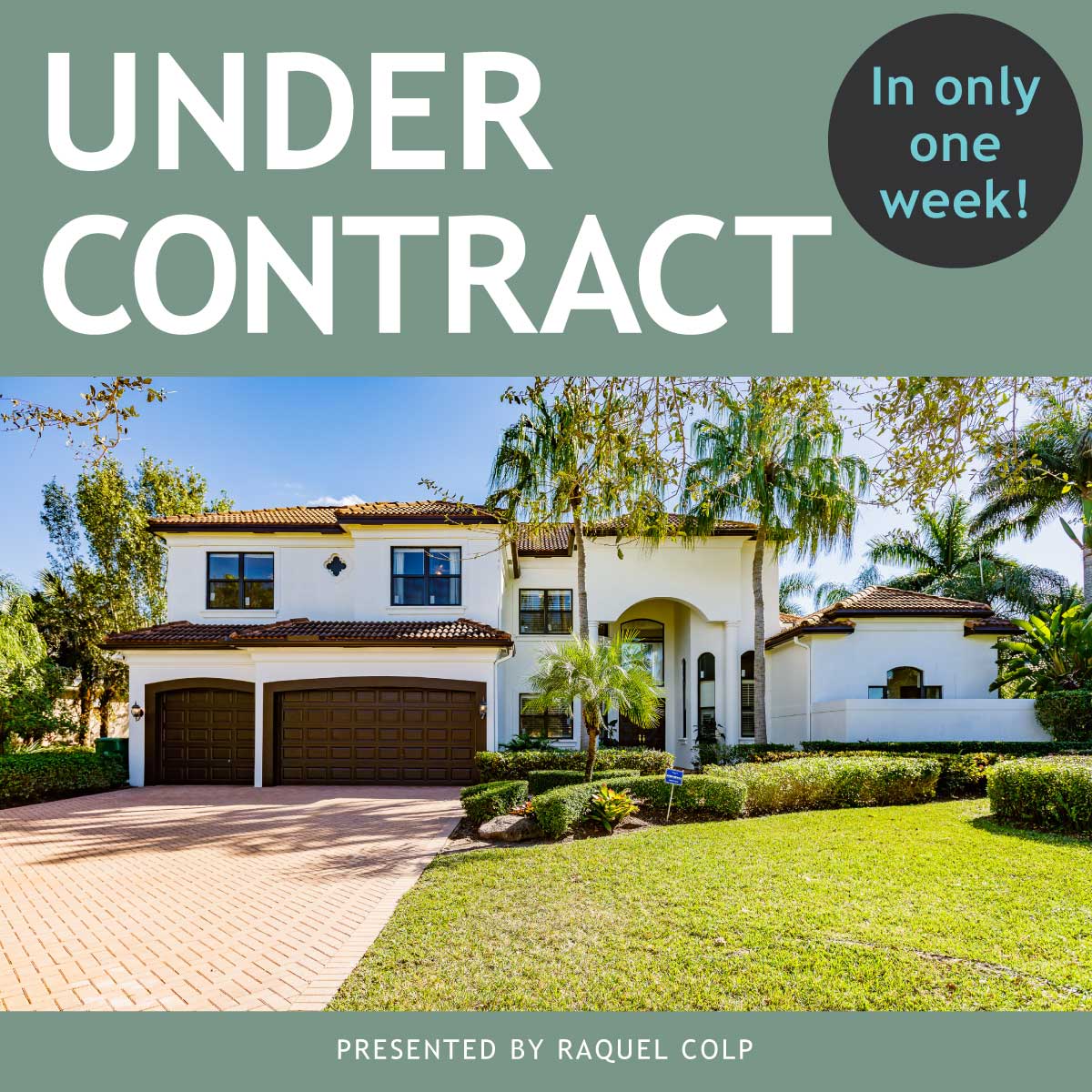 RaquelColp's tweet image. Under Contract in One Week ⚡  |  Home in Stonebrook - mailchi.mp/0c886e245d89/f…