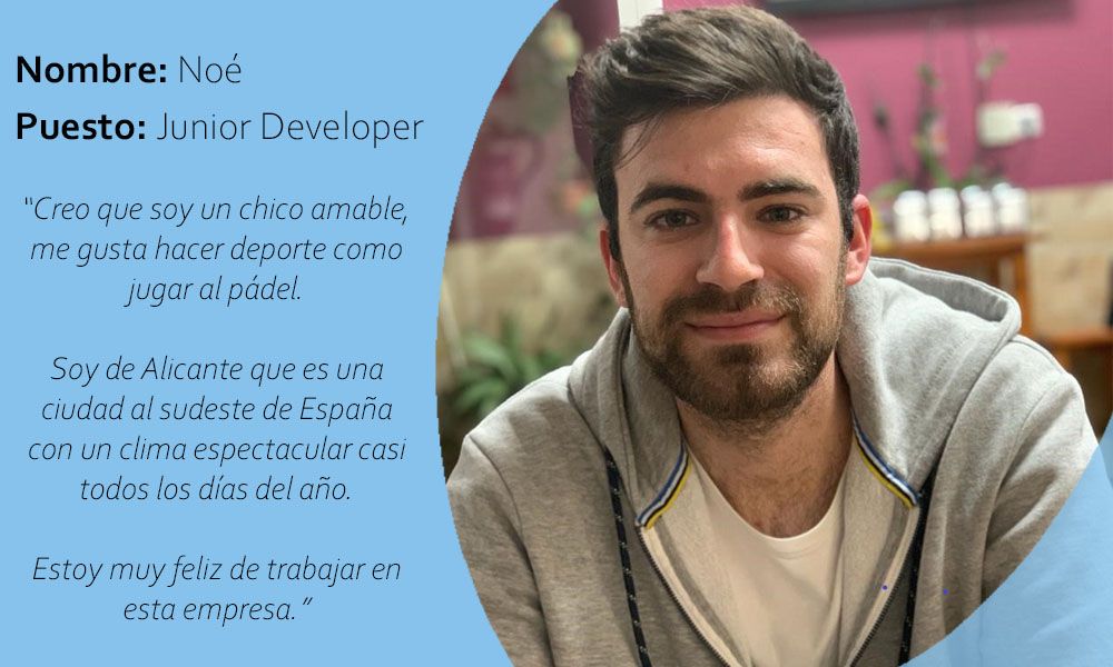 Digamos hola ... o Hello... Al nuevo miembro del equipo Dynavics, Noé! 👋
Noé se ha incorporado a Dynavics España como #Programador #junior 
buff.ly/39gUdRm