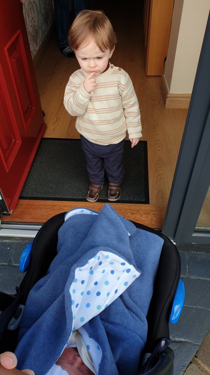GrahamoReid's tweet photo. Welcome baby Roan, you're a great addition to our family and you'll be well looked after by your big brother Devon. @NicolalReid making it all look easy as usual. https://t.co/aN08mjXArK