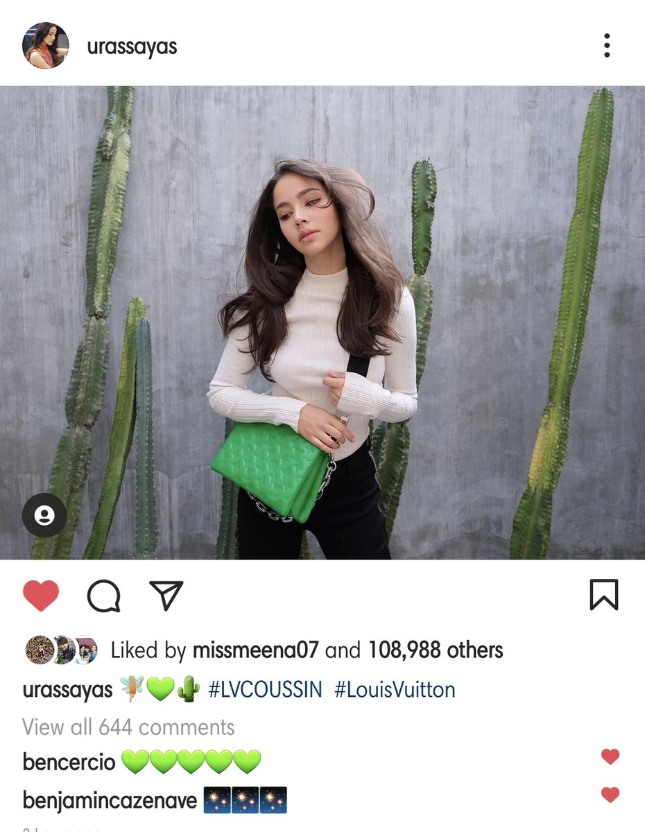 🍏🍀🌿💚🌵 #LVCOUSSIN  #LouisVuitton
Repost @yayaurassaya