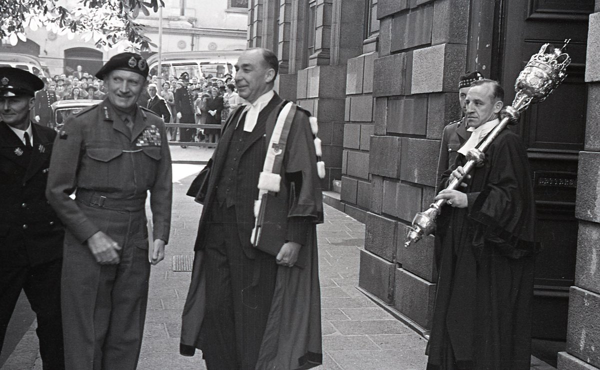 JerseyHeritage's tweet image. #OTD 75 years ago, the Bailiff of Jersey, Alexander Moncrieff Coutanche, was knighted by King George VI at Buckingham Palace. Search the Bailiff&apos;s Occupation/ Liberation files at jerseyheritage.org/aco - FREE access until tomorrow (28th), thanks to support from @AJCInfo