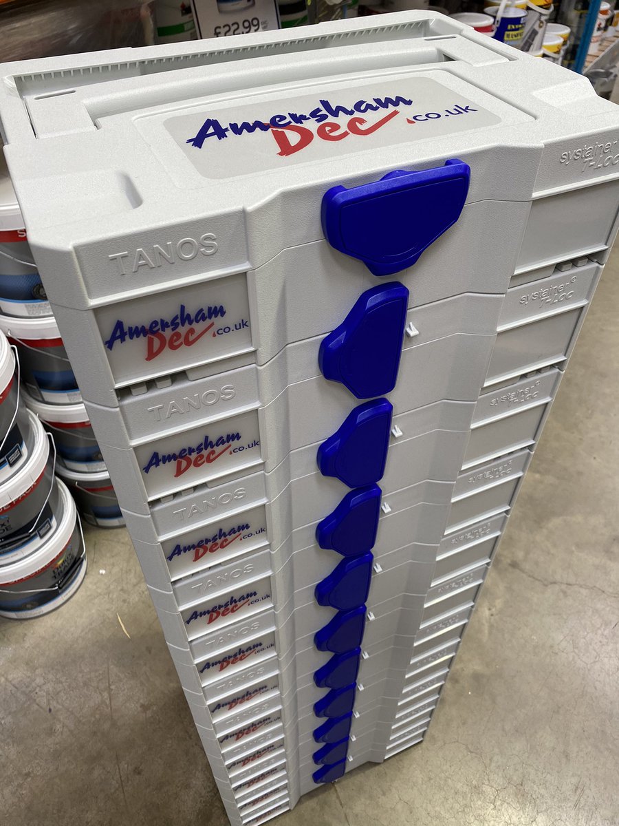 Just landed and now in stock! The Amdec T-Loc Systainer 1 👊🏻 #mirka #vanstorage