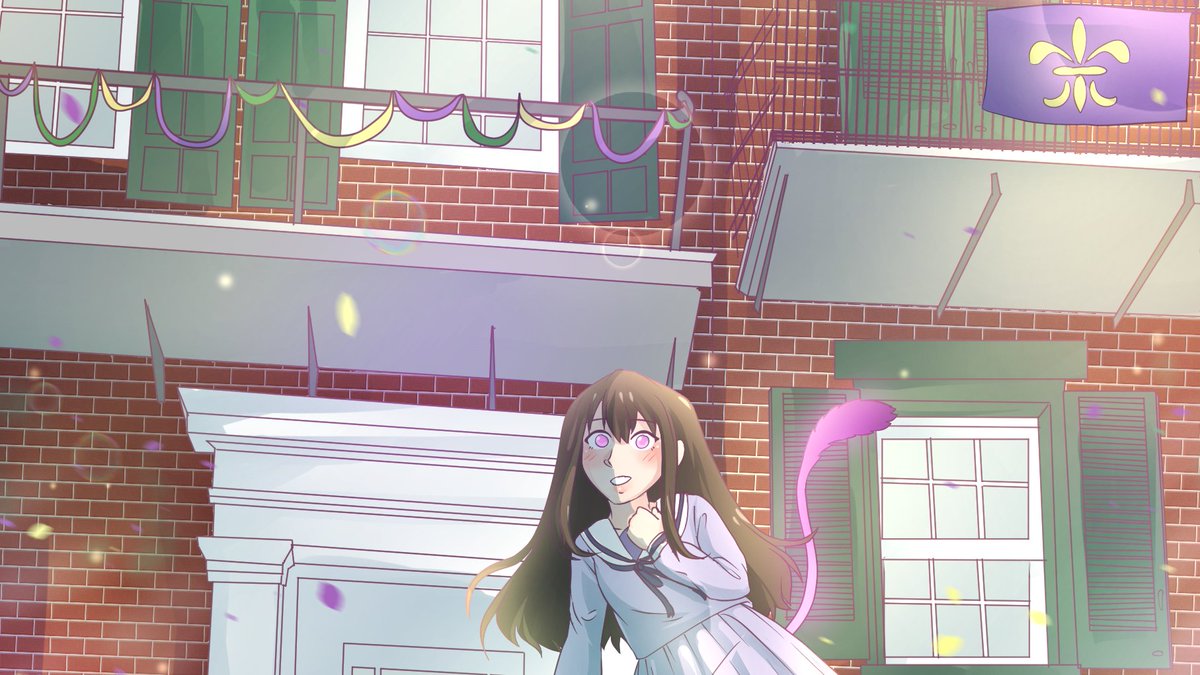 NoragamiTravel's tweet photo. Hiyori looks like she's having a blast in this beautifully illustrated scene by our wonderful page artist @indidere 🎉🌸

#noragami https://t.co/jUqM150mLC