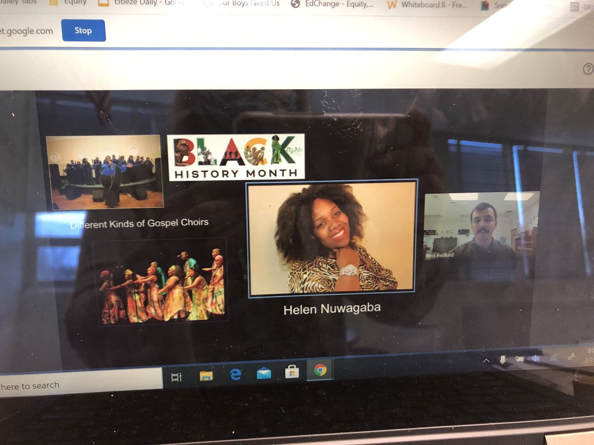 Equity is building connections and community. So excited to highlight a student’s mom and her amazing Ugandan Gospel music. Thank you @SingingGators @hedlund_ross @gatorsdeserveit. @GuilfordEle
