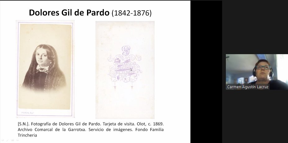 Carmen Agustín Lacruz nos habla con mucho detalle de Dolores Gil de Pardo y de las primeras #fotógrafas aragonesas, para reivindicar la presencia de mujeres profesionales durante los primeros años de desarrollo del medio. #UnSigloDeEstrellasFugaces @museodelprado https://t.co/DXIKQVPvhl