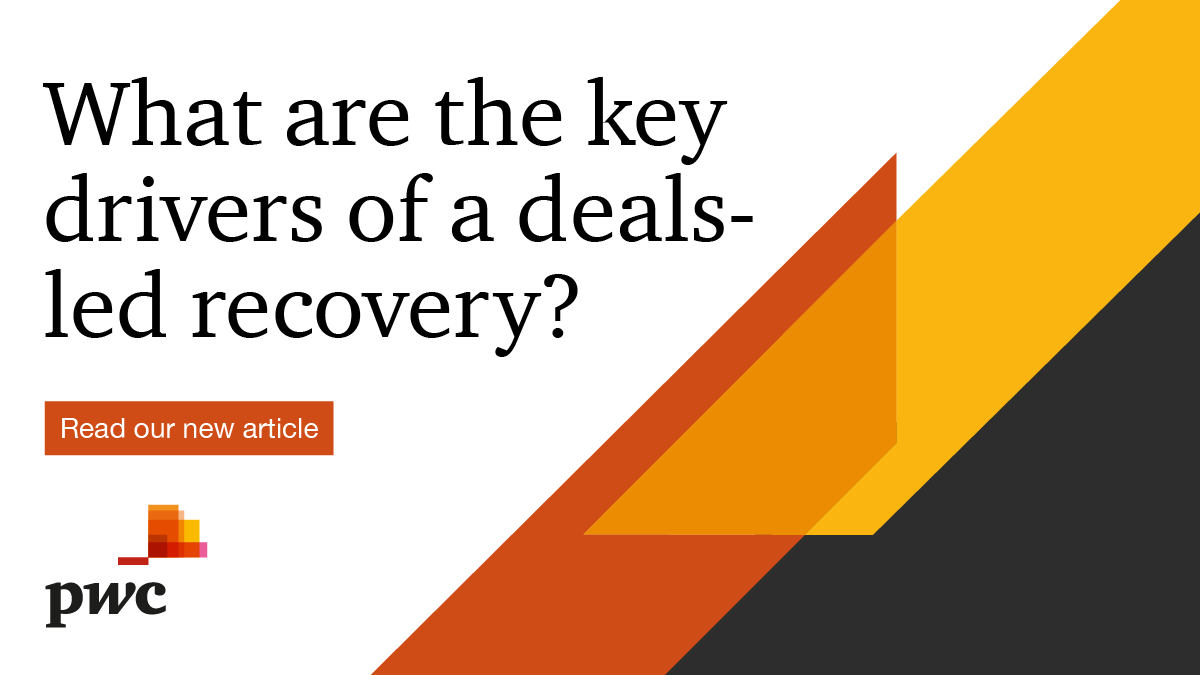 The pandemic has had far-reaching consequences for many businesses. With $2.6trn of private capital available to invest, recovery will most likely be deals led. What are the key drivers? Learn more in the latest <a href="/PwC_UK/">PwC UK</a> article pwc.to/3dCOd8q #ActNowToRecover