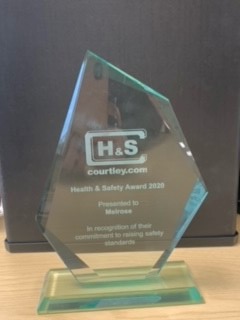 Melrose Construction has won Courtley's Health and Safety award for 2020 for our commitment to raising safety standards.