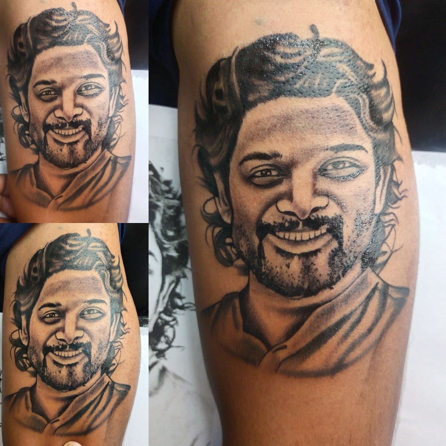 3rd Tattoo Follow alluyuvaraj1 Follow alluyuvaraj1  GoGreenWithAA AlluArjun Pushpa Mallu  Instagram