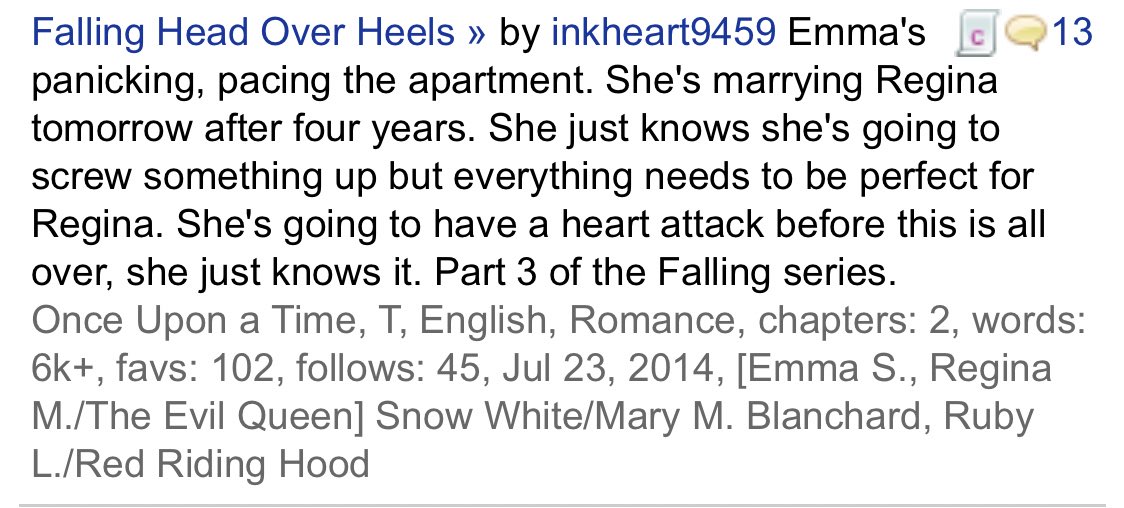 February 23: Falling Head Over Heels by inkheart9459  https://m.fanfiction.net/s/10558956/1/Falling-Head-Over-Heels Third installment of the Falling series.