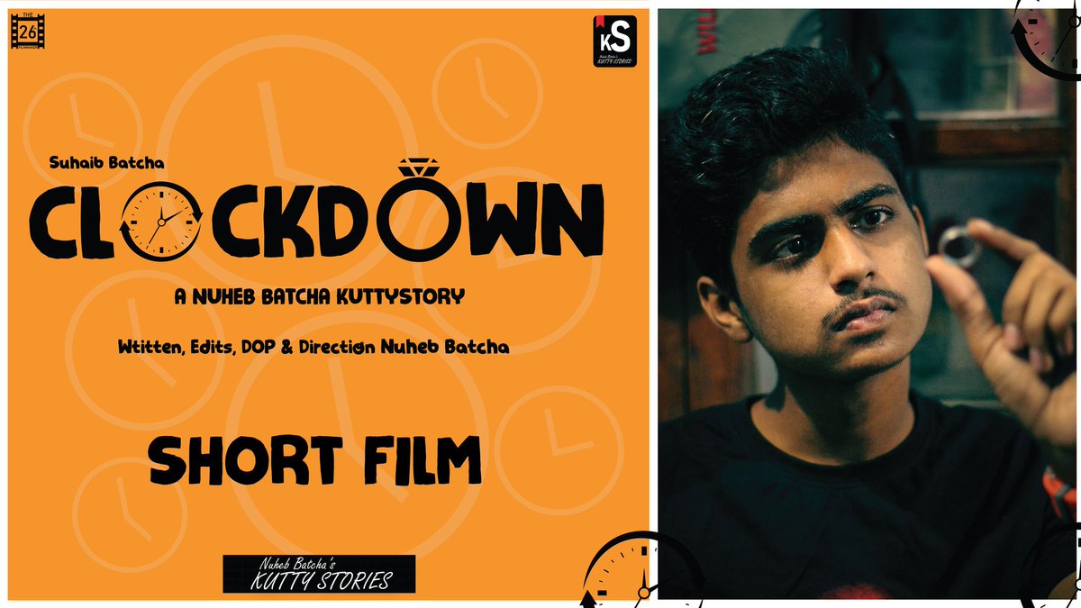 26thFilmmaker's tweet photo. https://t.co/xG4QdPG5Aq
The 26th Filmmaker is happy to present our kutty story
Clockdown
A Nuheb Batcha
Kutty story
DO SUPPORT!!!
#KuttyStory #shortfilm #clockdown #the26thfilmmaker https://t.co/1r0pdQYbRi