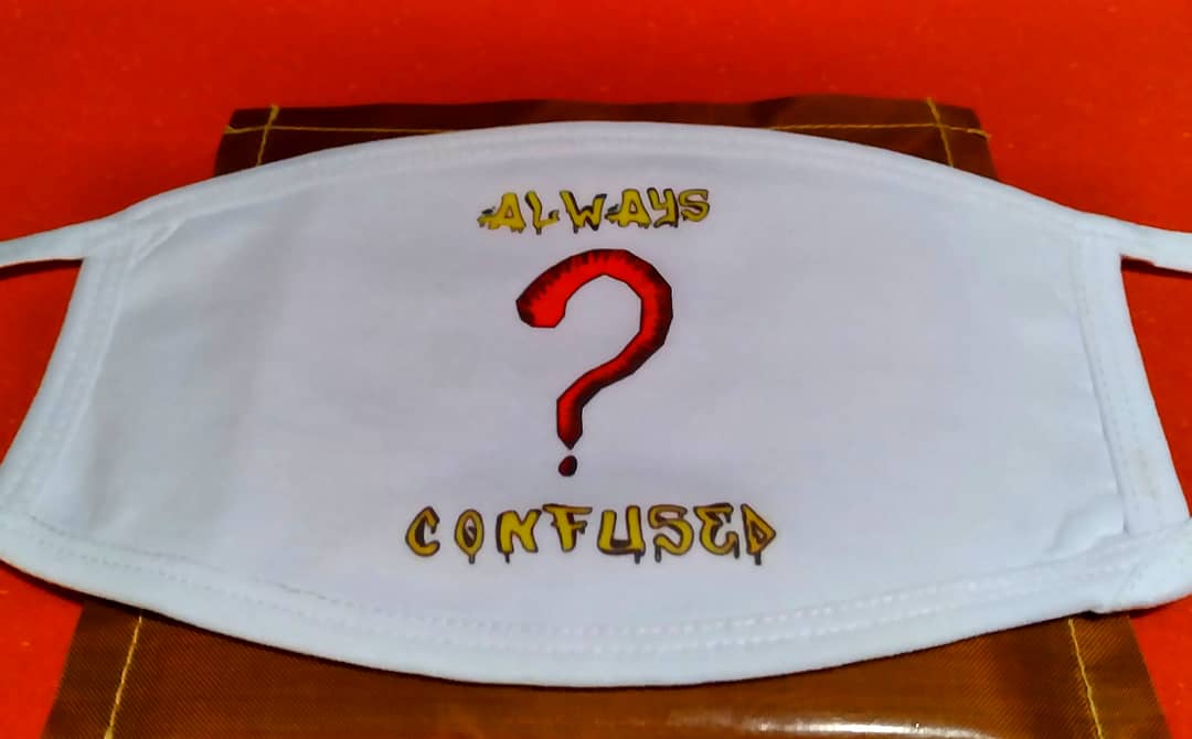 ArtConfusing's tweet image. Always Confused Clothing &amp;amp; Apparel 
❓😷❓😷❓😷❓😷❓😷❓😷❓
#confusingart #alwaysconfusedclothing #ClothingBrand #mybrand #streetwear #nycartist #facemasks #nycart #nyc #artist #handdrawn #pencilartist #fashion #clothing #apparel #SmallBusiness #myart