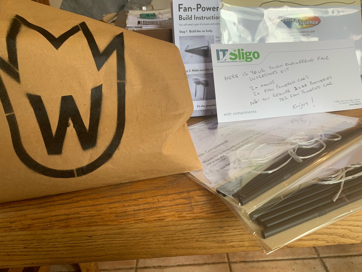 evelyn_orourke's tweet image. Thank you @itsligo GREAT DELIVERY!! Getting a fan powered car kit and artificial hand set in the post was pretty exciting!! Two boys here looking forward to the workshops this weekend #engineeringfair lnkd.in/eVqFFpV