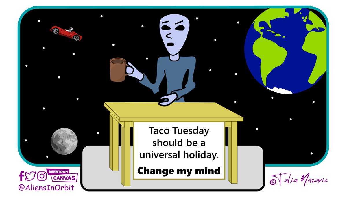 AliensInOrbit's tweet photo. When tacos are life 🧡🌮🧡

#TacoTuesday #TuesdayThoughts #ChangeMyMind https://t.co/B6dn8iPPlM