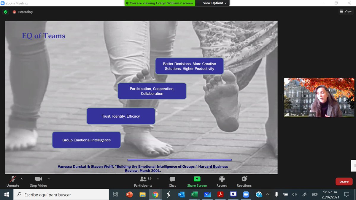Nando_Trinidad's tweet image. Today with Prof Evelyn Williams, creator of The #ExecutiveChallenge at @msbgu, as part of @GeorgetownLatAm learning What makes the best teams tick and what can you do as a leader to increase the probability that your teams will excel?