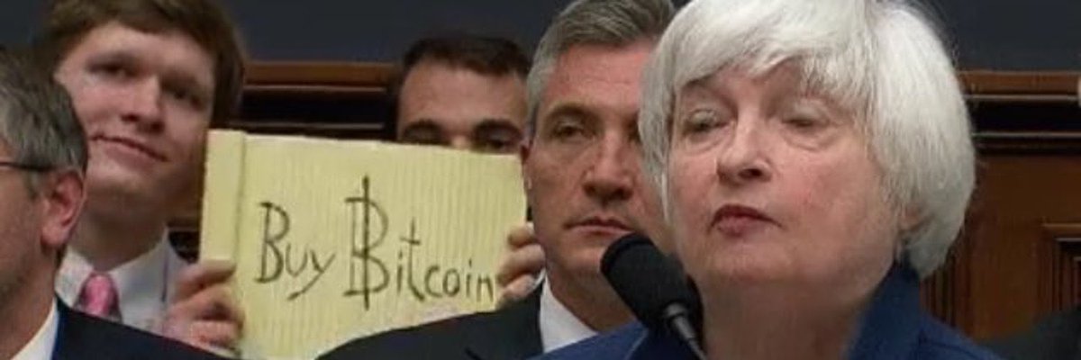 laurentbenichou's tweet image. When @JanetYellen talks about #Bitcoin I cannot imagine anything else than that. #hodl #stackbitcoin