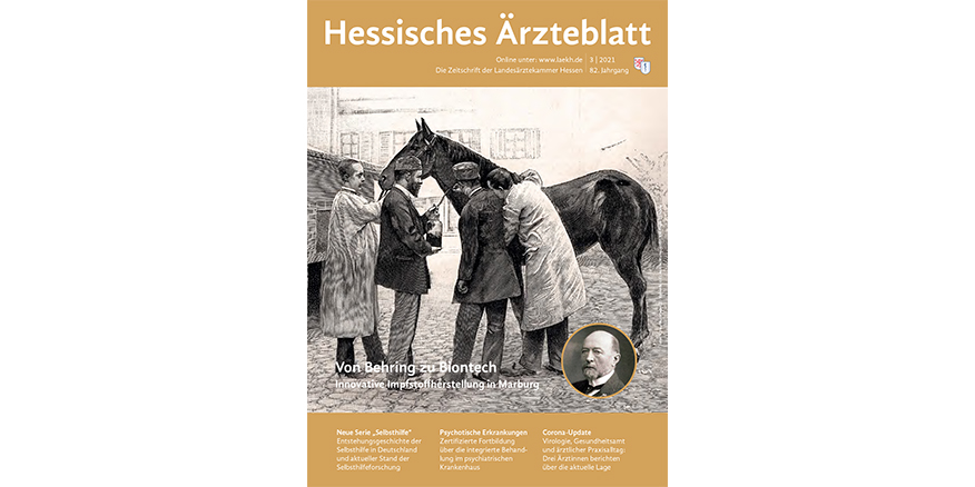 LAEKHpresse's tweet photo. #HAEBL: Märzheft ist online: https://t.co/enLLicsIgy
-Update zu #Covid_19: mit @CiesekSandra, Dr. med. Birgit Wollenberg und Dr. med. Sylvia Mieke
-Neue Serie #Selbsthilfe
-#CME: Psychotische Erkrankungen
-Von Behring zu @BioNTech_Group: #Impfstoff-Herstellung in Marburg https://t.co/D03xryz8vk