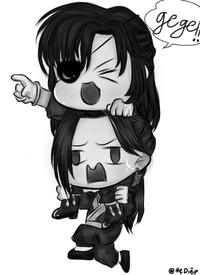 AnhThu1606's tweet photo. Tình bạn thắm thiết giữa hai vị Quỷ Vương:))

#tianguancifu #TGCF #四福天体 #myart https://t.co/h4kfs7vDO3