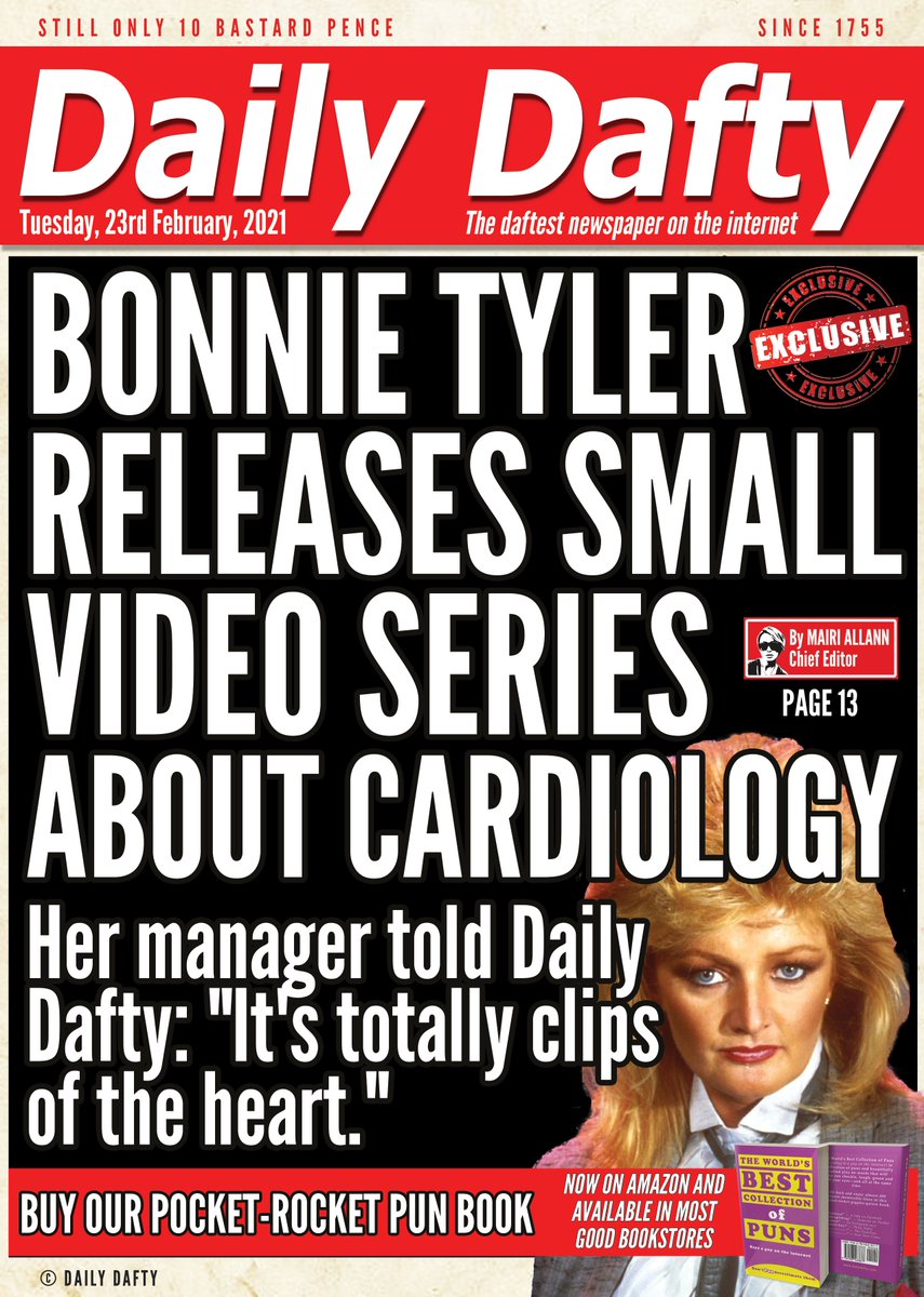 #BonnieTyler #Cardiology