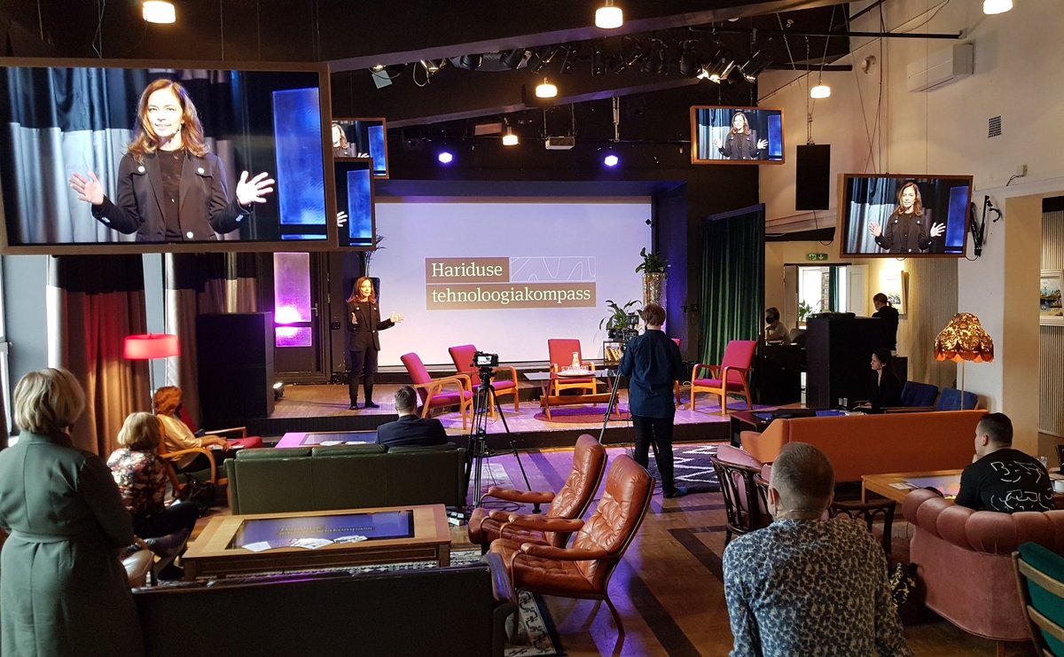 Education and Youth Board of Estonia presented a new chapter of the Technology Compass for Education on Distance Learning. Liina Kersna, Minister of Education emphasised that though technology cant replace contact teaching, it can enrich it hm.ee/en/news/techno…