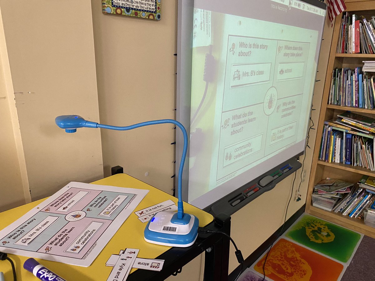 MrsStewartNCE's tweet image. We love using the new document camera to work on reading comprehension in an interactive and socially distanced way we can share with our virtual classmates! #ChathamDigitalLearning #NCEDigitalLearningDays
