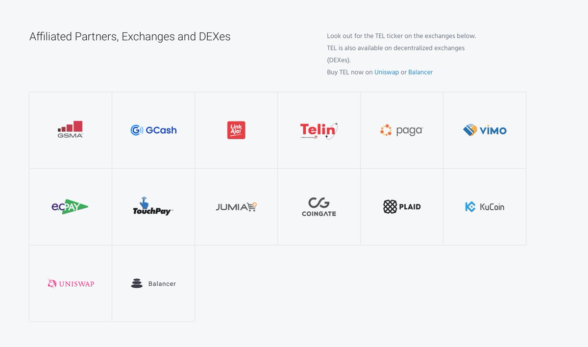 7/12My mother and father always made me do my hardest work first. They said get the tough work done & the rest will feel easier. Telcoin grinded for years gaining compliance & partners. What you see below is real & MASSIVE. It's not the usual BS crypto affiliations.