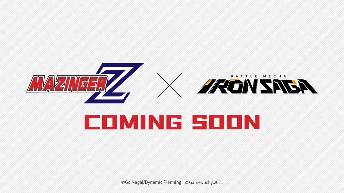 Iron Saga Official (@ironsagaen) on Twitter photo Mazinger Z X Iron Saga Collaboration Confirmed🎊🎊
As one of the most well known and classic #robot title in the industry, #Mazinger must have brought you many good old memories.
Join us in the journey with Kabuto Kouji and Mazinger!
🌈RT TO WIN 5 GIVEAWAY CHANCES OF 2021 GEMS Mazinger Z X Iron Saga Collaboration Confirmed🎊🎊
As one of the most well known and classic #robot title in the industry, #Mazinger must have brought you many good old memories.
Join us in the journey with Kabuto Kouji and Mazinger!
🌈RT TO WIN 5 GIVEAWAY CHANCES OF 2021 GEMS
