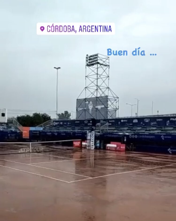 FiorinoLuca's tweet image. Situation now in Cordoba 🇦🇷 

Instagram 📸 (Marco Cecchinato)

@CordobaOpen