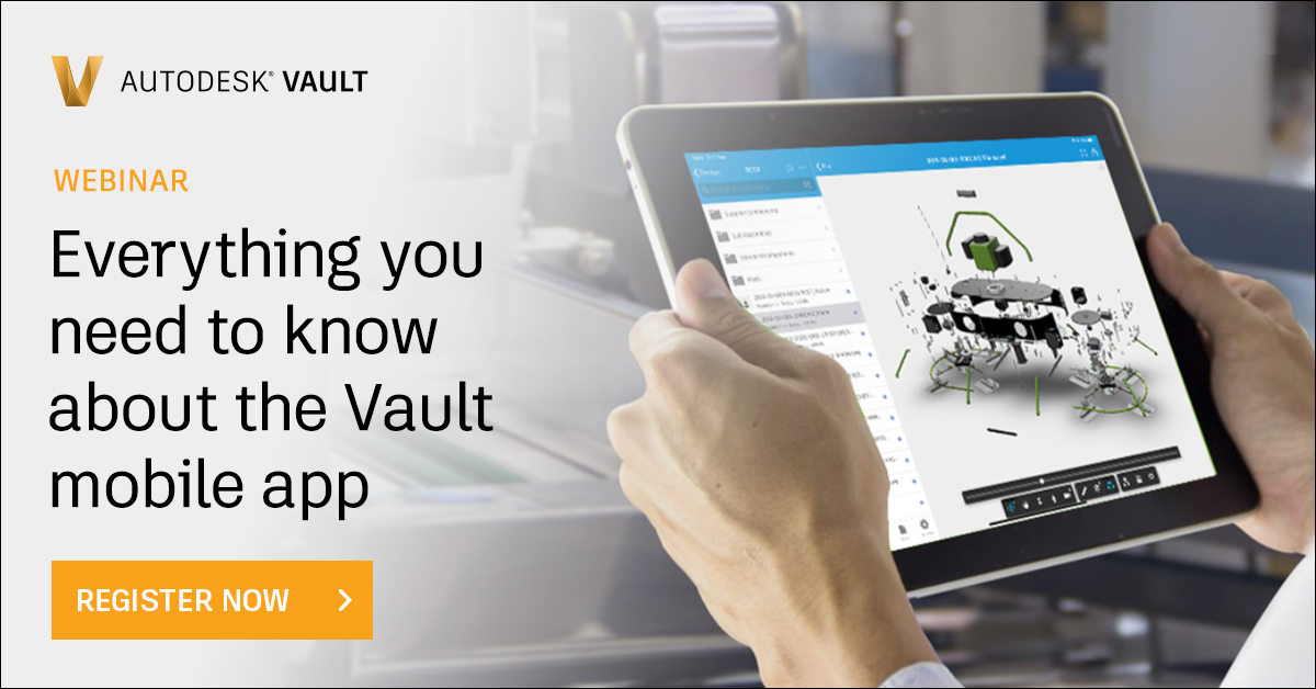 Join <a href="/ihayesjr/">Irvin Hayes Jr</a> and <a href="/stoneformation/">Michelle Stone</a> today at 11am ET to learn all about the Vault mobile app. Join us here: bit.ly/vault-mobile-a… #autodeskvault #pdm