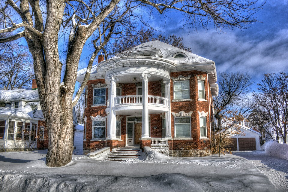 Неважный дом. Особняк Дюк-Семанс. Мэншен-Хаус. Fort Wayne Indiana особняк.