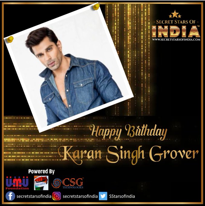 Happy Birthday Karan Singh Grover From Secret Stars of India #karansinghgrover #hbdkaransinghgrover #hbdkaran #happybirthdaykaransinghgrover #happybirthdaykaran #happybirthday #hbd #happy #wishes #party #birthdaycake #instagood #like #instagram #birthdayparty #balloons #celebration #celebrate #mahendersaluja #secretstarsofindia #secretstars #umadeus #umadeusfoundation #csgtechnologies #yuvashaktisangathanbharat