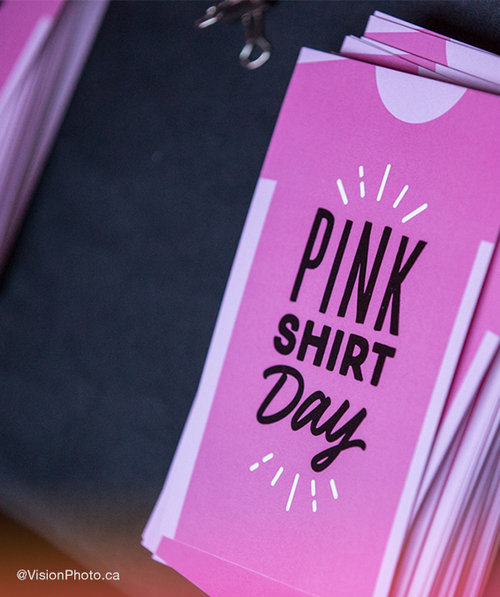 npsc_schools's tweet photo. Tomorrow February 24 is Pink Shirt Day, a day to raise awareness of bullying in schools, workplaces, homes and online.  We encourage everyone to practice kindness and wear pink to symbolize that you do not tolerate bullying. Share your photos with us!  #PinkShirtDay2021 https://t.co/jdUuXuevEv