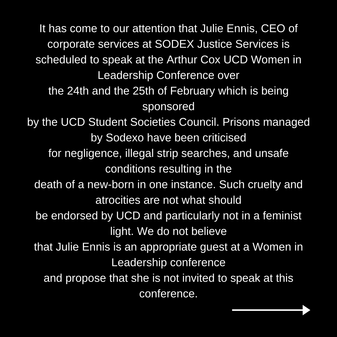 UCD Drawsoc tweet media