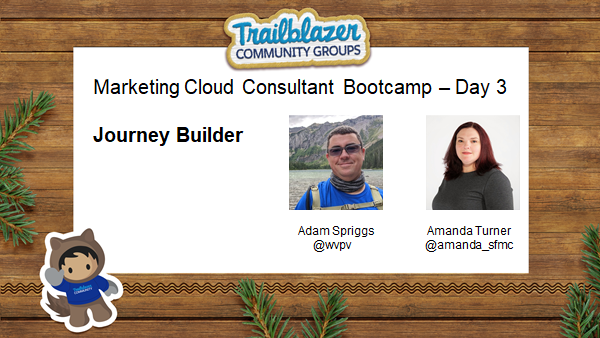 JyothsnaBitra's tweet photo. Marketing Cloud Consultant Bootcamp - Day 3: Journey Builder, 2/23, 8 pm EST
@wvpv @amanda_sfmc @gemliza @guilda_h
https://t.co/gTwEMkKgNe
#marketingchampion @marketingcloud #sfmc #MCCBootcamp @PhxB2CUG https://t.co/oDHLlnD6d9