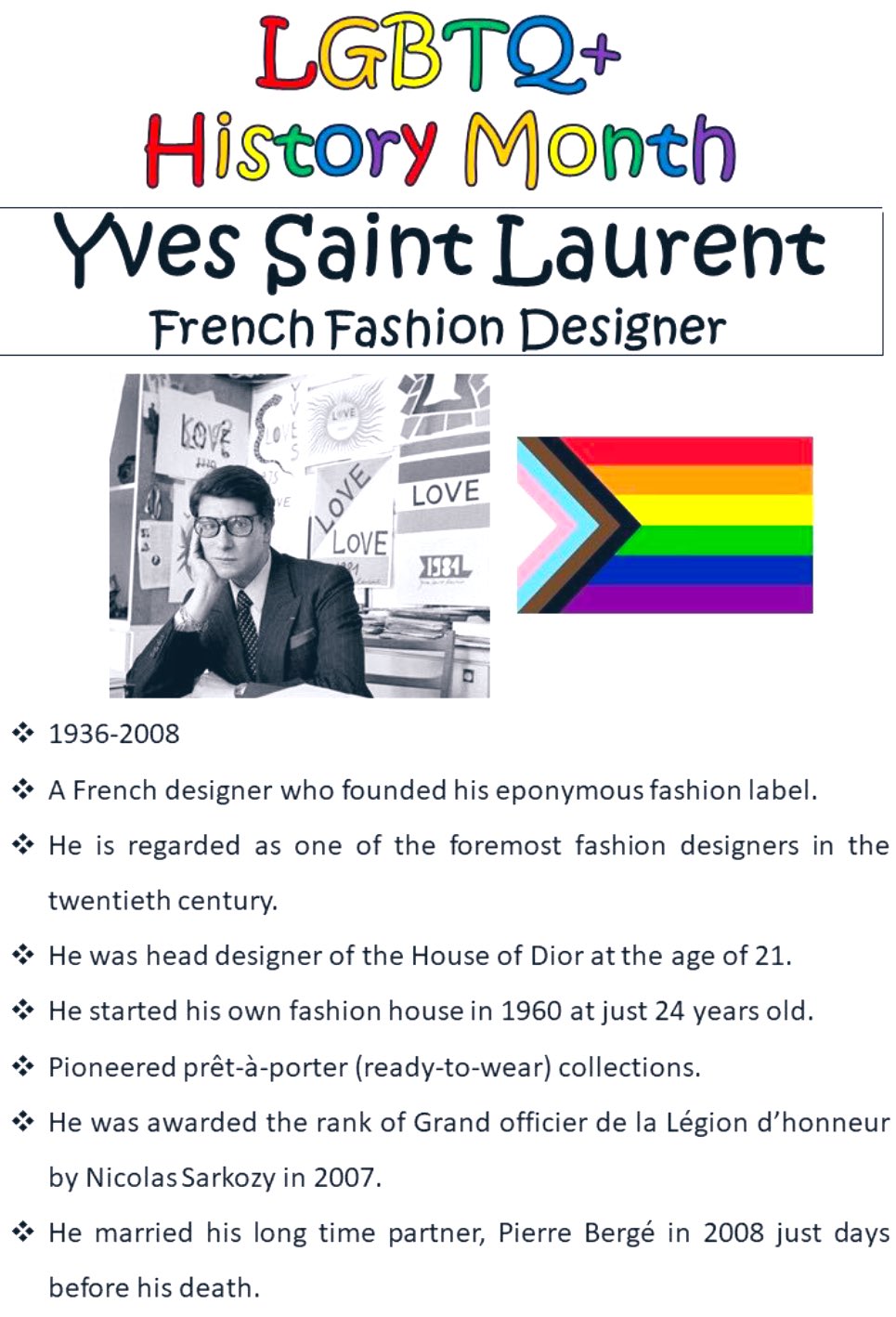 Yves saint laurent lgbt Clearance