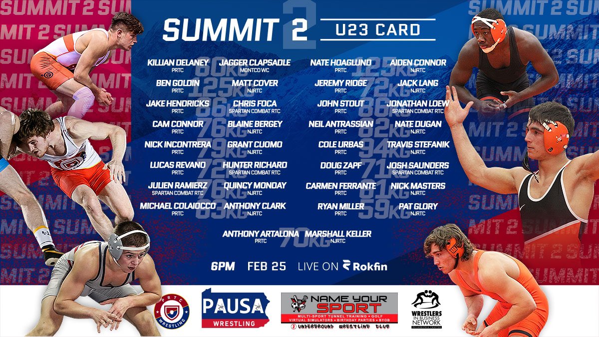 This Thursday Feb 25 on <a href="/TheRokfin/">Rokfin</a> the PRTC will compete against <a href="/TheNJRTC/">NJRTC</a> to provide these student athletes an opportunity to showcase their skills.  

U23 matches start at 6p EST.  

Watch/subscribe here:

rokfin.com/prtc