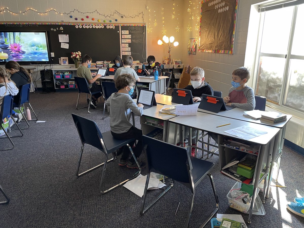 Writers hard at work.