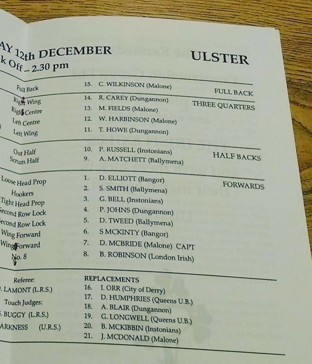 SUFTUMHeritage's tweet photo. #IrishExiles v #Ulster #InterProvincials #1992 #London @ London, United Kingdom https://t.co/X0v1kbFXTQ
