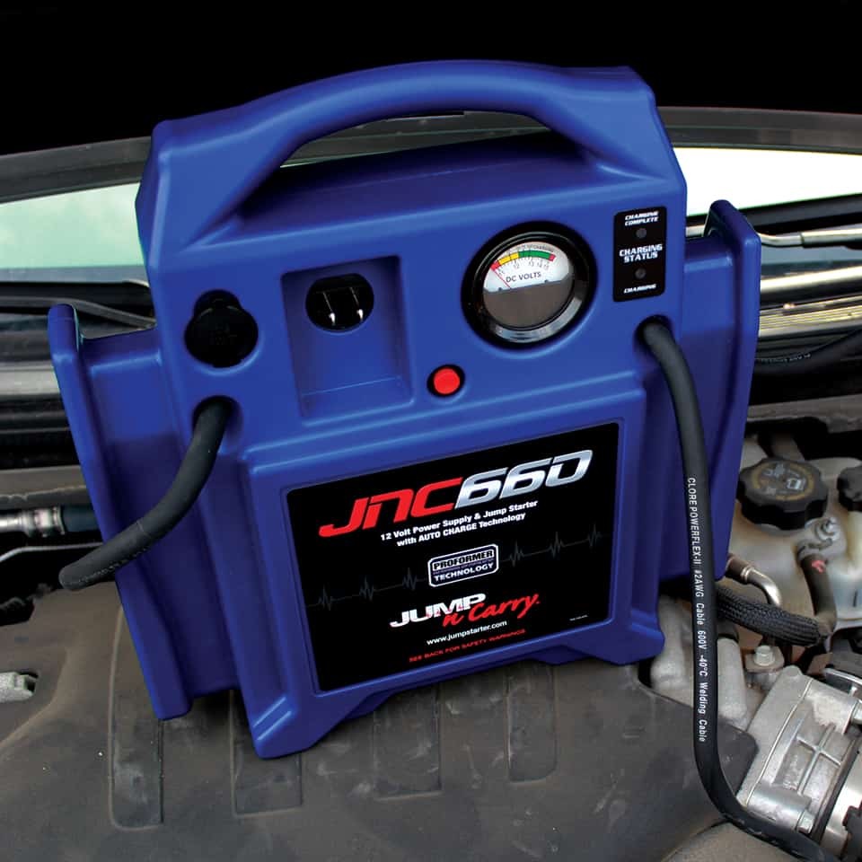 CloreAutomotive's tweet photo. This is the Jump-N-Carry JNC660, our flagship model.  No-nonsense jump starting power with the ability to start multiple cars in between recharges.  This model has been servicing customers for over 25 years now.
Got one of these little blue wonders in your garage?  Let us know! https://t.co/QZdLVfqhqQ