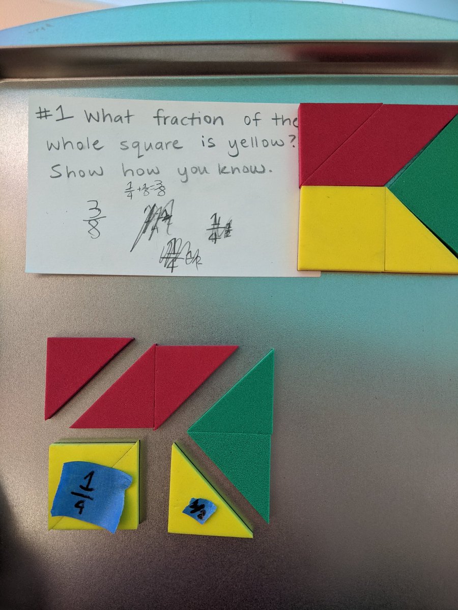 Audrey_Mendivil's tweet image. 9yo: See what happens when mom is left in charge of math time? It makes you think!
#fractiontalks for the win