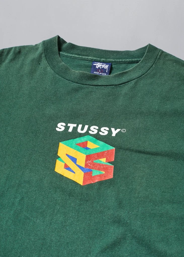 Modern Notoriety on X: Vintage Stüssy N64 and PS2 logo flip tees