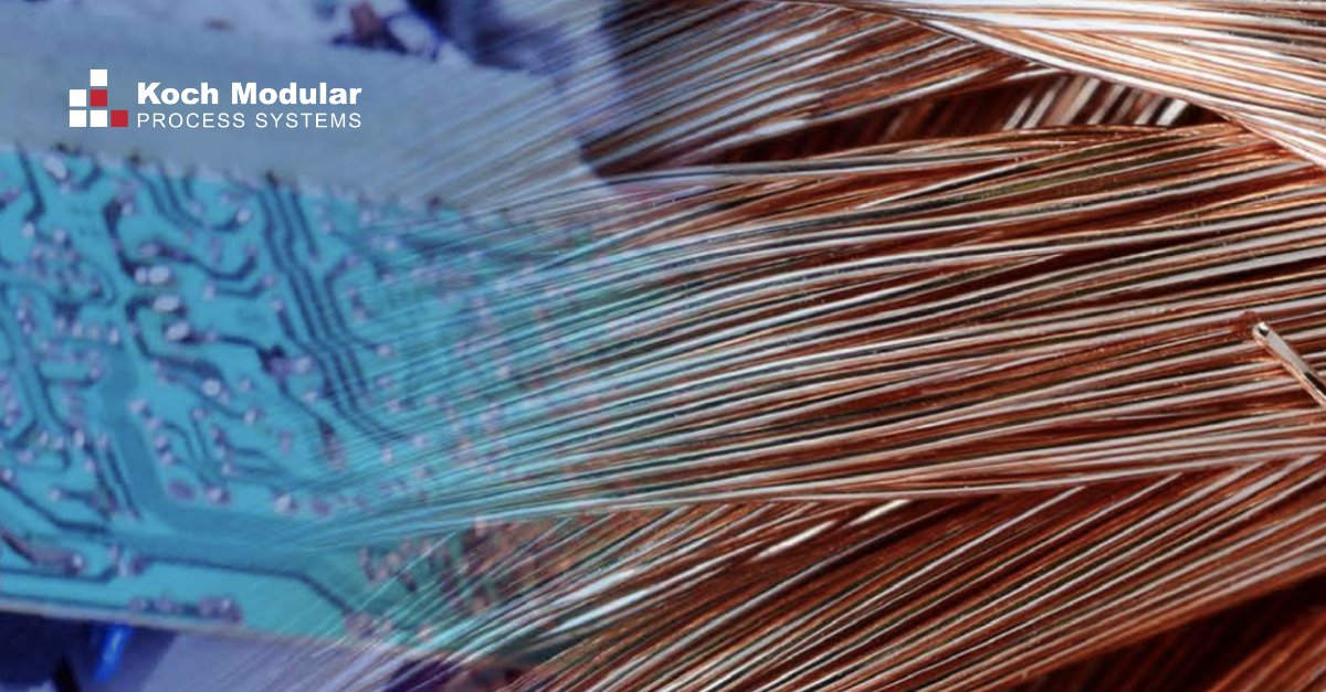 KochModular's tweet image. Extracting precious metals from waste is challenging because base metals are often contained with the waste, which are difficult to separate. buff.ly/3pRjirW

#technology #builtmodular #electronicwaste #NationalEngineersWeek #recycling #sustainability