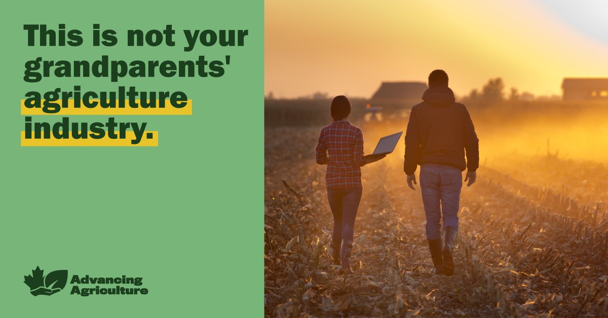 There's more computer power in a tractor today than was on the first space shuttle. Let's keep Canada's agri-food industry on the cutting edge by advocating together. Sign up at advancingagriculture.ca #CdnAgDay #AdvancingAgriculture