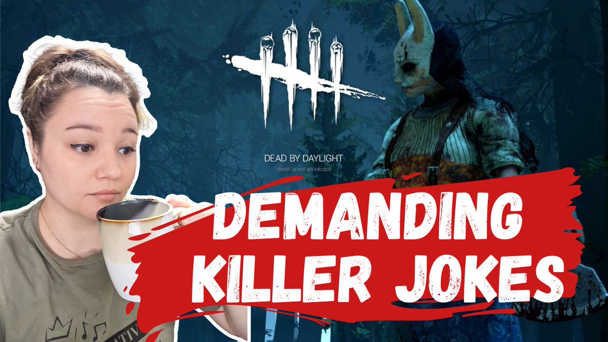 TeeaJeanne's tweet photo. https://t.co/PtHOg90X9R
#deadbydaylight #horrorgame #multiplayer #gameplay #DeadByDaylightFirstTimePlaying #Demandingkillerjokes #multiplayergames #multiplayerhorrorgame #multiplayer #dbdnewkiller #DBD #horrorgames #horrorgames2021 #gaming #funny #jokes #killerjoke https://t.co/27zz2eWtht