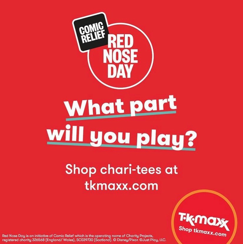 MeteorShopping's tweet photo. Get in character with a chari-tee from @TKMaxx_UK this Red Nose Day! Help change lives and raise money for @comicrelief.

#RedNoseDay https://t.co/Lq1Tsp1m2x
