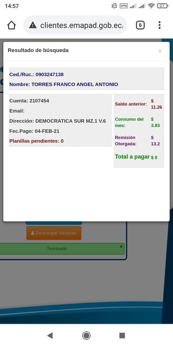 EVYTP's tweet photo. @EMAPAD_EP Queremos agua en la democrática sur por favor estoy al día en planilla y no hay agua https://t.co/n9ytXnZ5WK